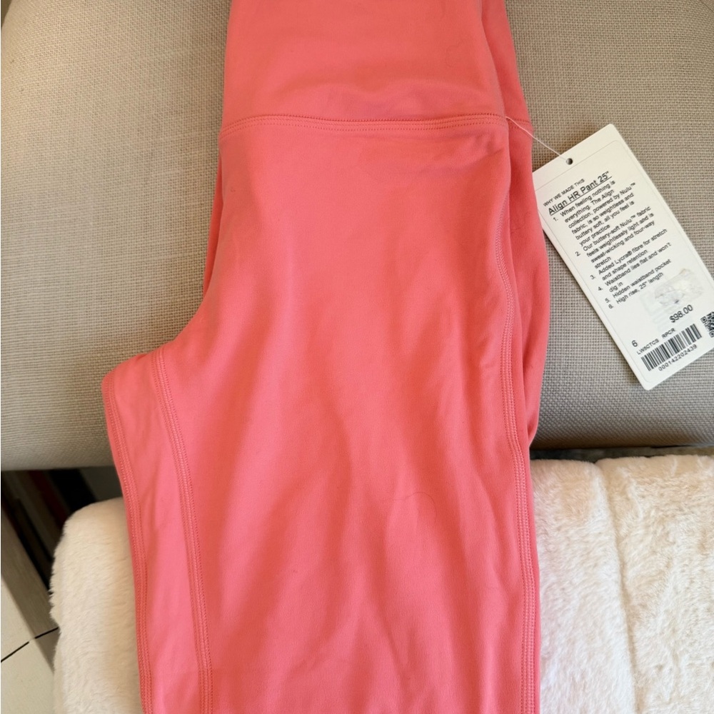 lululemon athletica Pink Leggings NEW WITH TAGS!!!